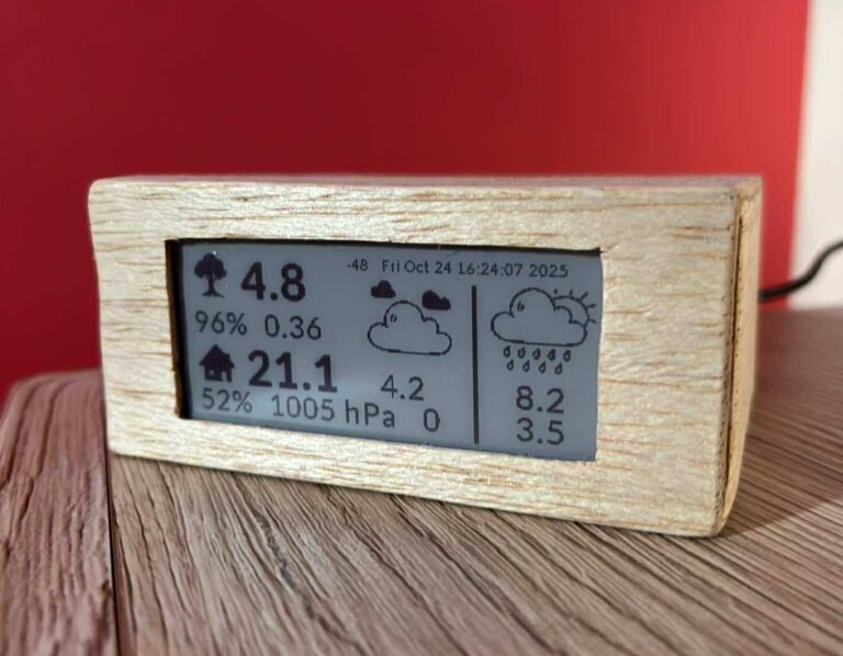 WiFi meteostanice s ESP32